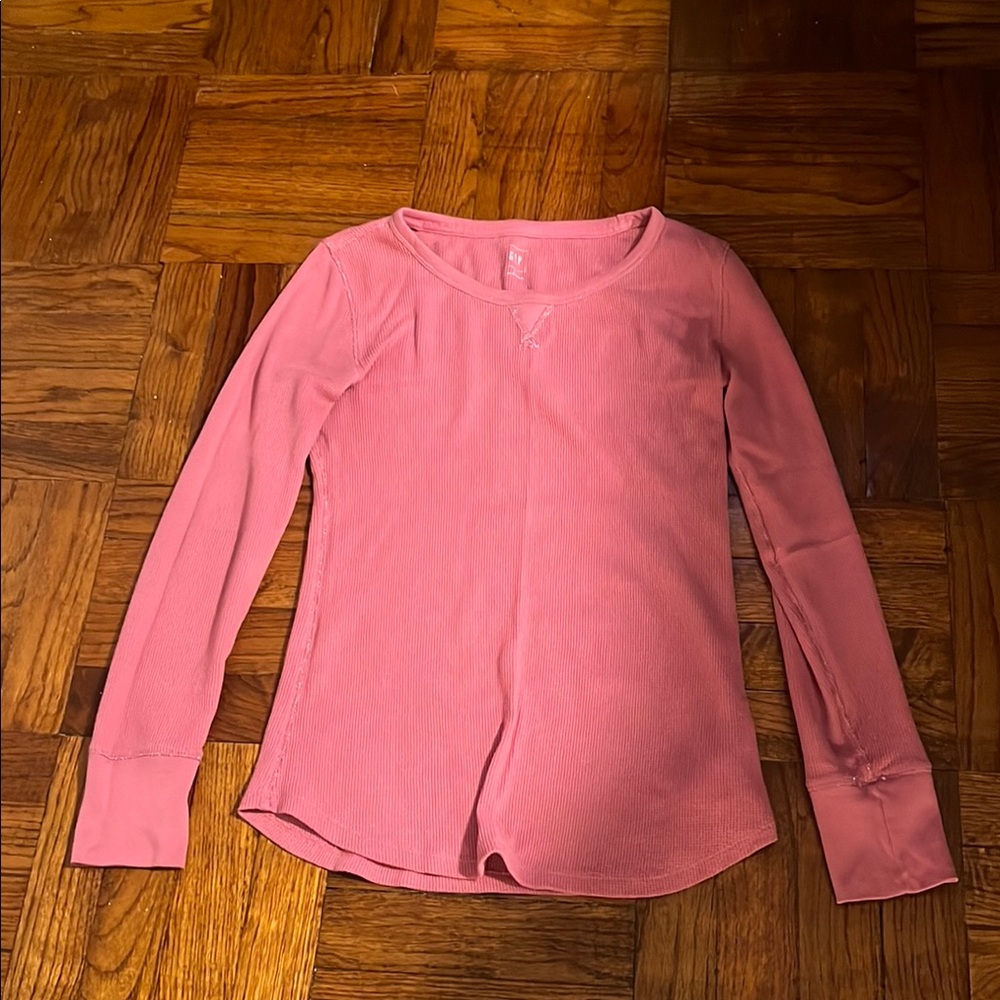 Pink Long Sleeve Top